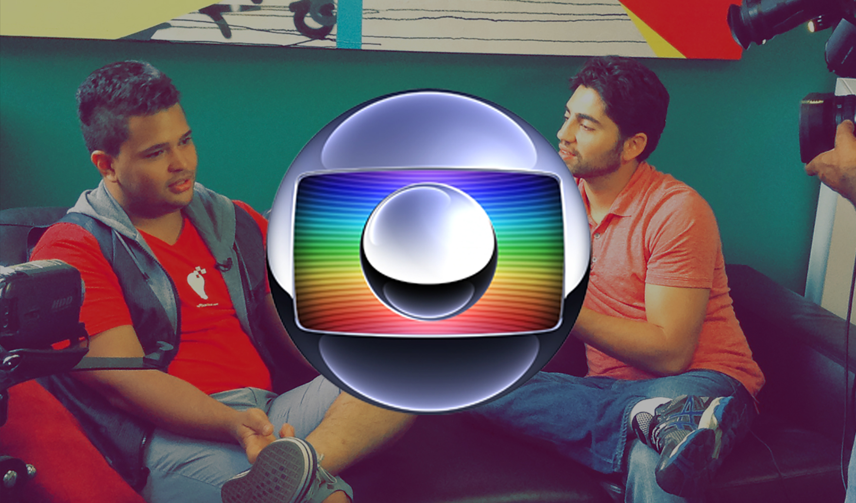 Designer Gustavo cruz na Rede Globo TV
